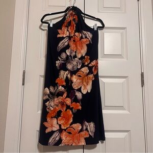 Tommy Bahama Orange and Blue Floral Dress